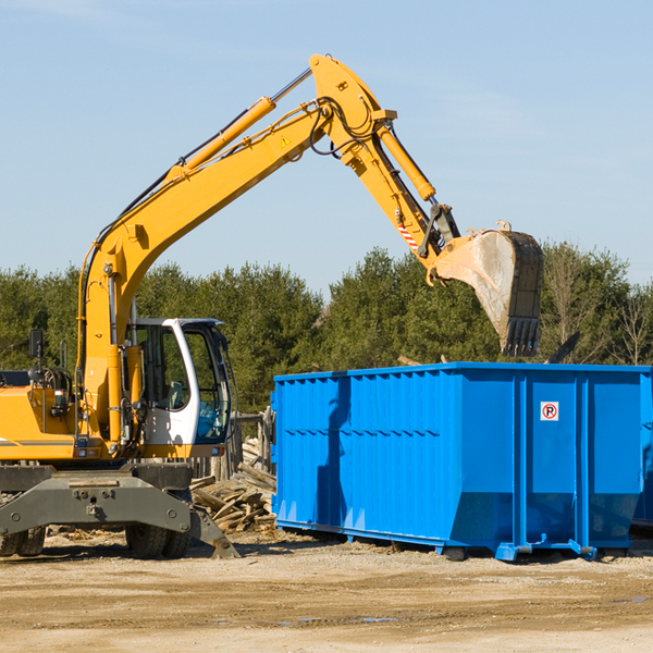 how does a residential dumpster rental service work in Church Road